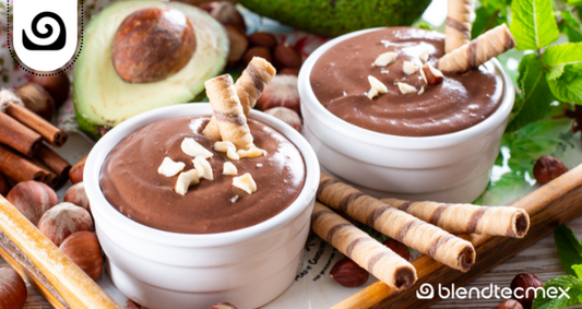Mousse de aguacate y chocolate