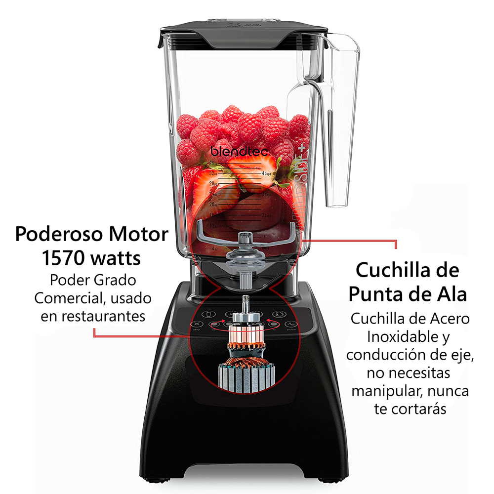 Licuadora 5 Velocidades + Pulso Profesional Blendtec Classic 575