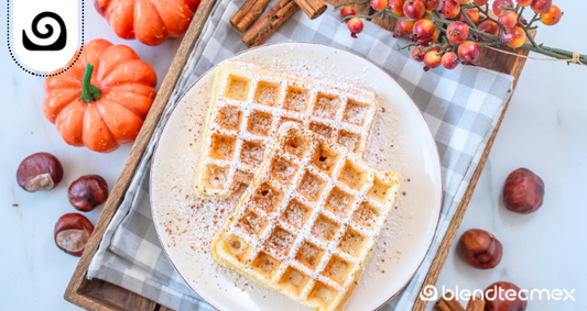 Waffles de calabaza